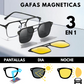 Gafas Magnéticas: 3 en 1